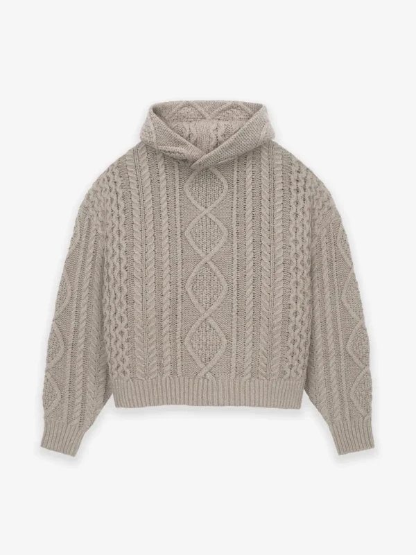 Fear of God Essentials Cable Knit Hoodies