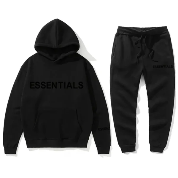 Essentials Spring Tracksuit Black