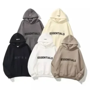 ESSENTIALS Oversized Brown Hoodie